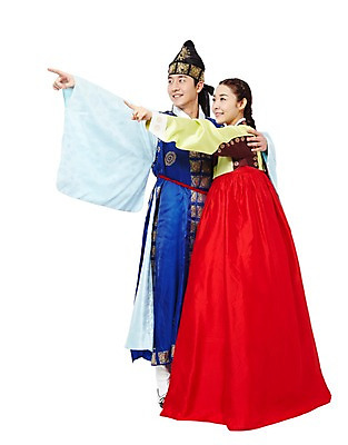 포토 JPG 스튜디오촬영 전신 한국문화 한국전통 전통 커플 응시 여자 남자 전통문화 한국 실내 서기 미소 웃음 누끼 사람 동양인 20대 성인 두명 옆모습 한국인 가리킴 전통의상 한복 신분 낭자 도령 복건 청년만 성인만 국내포토 동양문화 시선 아시아 문화 뷰포인트 관계 모션 전통소품 표정 인종 손짓 청년 내부 파일형식