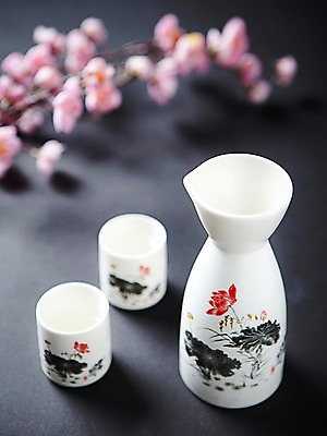 포토 JPG 스튜디오촬영 식물 꽃 음료 백그라운드 술병 유리병 잔 주류 실내 근접촬영 사람없음 아웃포커스 벚꽃 나뭇가지 알코올 병 음주 오브젝트 사케 도쿠리 정종 국내포토 나무 식기 뷰포인트 병_용기 촬영기법 내부 파일형식