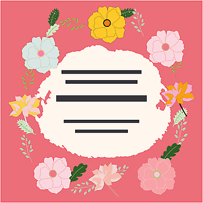 JPG 해외이미지 디자인 꽃 백그라운드 일러스트 프레임 사람없음 해외202004 해외일러스트 식물 파일형식 이미지허브