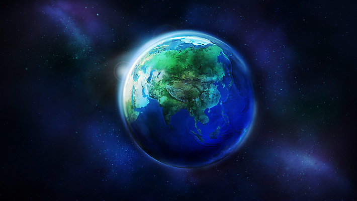 JPG 해외이미지 지구 일러스트 사람없음 파란색 우주 해외202004 해외일러스트 컬러 파일형식 이미지허브