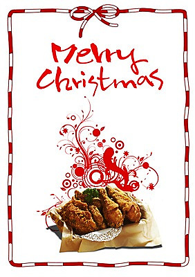 PSD 편집이미지 계절 기념일 음식 크리스마스 겨울 이벤트 사람없음 치킨 프라이드치킨 닭고기 닭 이미지편집 조류 육류 닭고기요리 파일형식