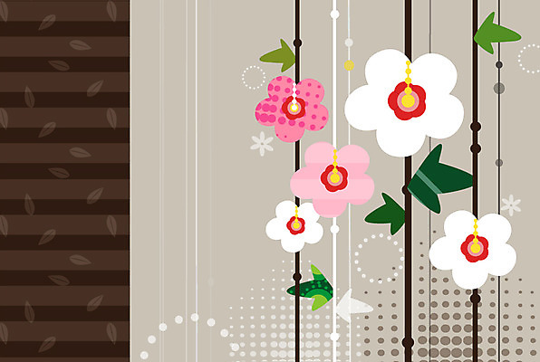 식물 문양 꽃 백그라운드 무늬 패턴 꽃백그라운드 일러스트 사람없음 무궁화 국내일러스트 AI파일 파일형식 벡터