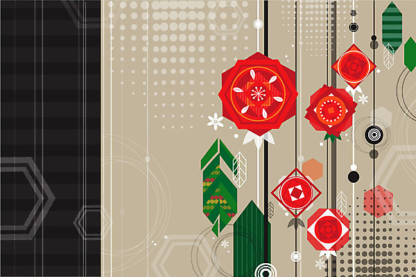 식물 문양 꽃 백그라운드 무늬 패턴 꽃백그라운드 일러스트 사람없음 장미 국내일러스트 AI파일 파일형식 벡터