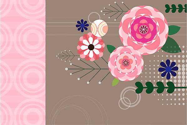 식물 문양 꽃 백그라운드 무늬 패턴 꽃백그라운드 일러스트 사람없음 국내일러스트 AI파일 파일형식 벡터