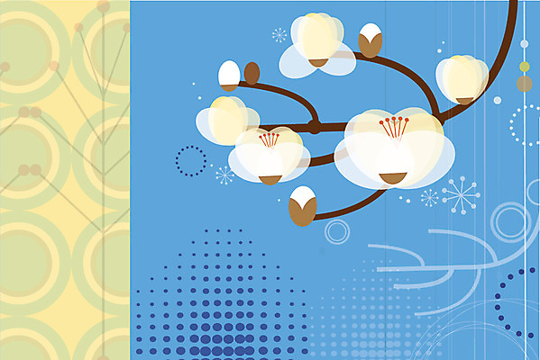 식물 문양 꽃 백그라운드 무늬 패턴 꽃백그라운드 일러스트 사람없음 꽃봉오리 봉오리 목련 국내일러스트 AI파일 파일형식 벡터