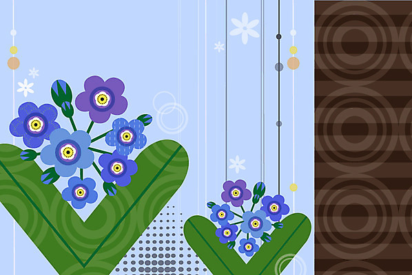 식물 문양 꽃 백그라운드 무늬 패턴 꽃백그라운드 일러스트 사람없음 꽃봉오리 봉오리 국내일러스트 AI파일 파일형식 벡터