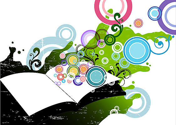 줄기 백그라운드 일러스트 디지털백그라운드 사람없음 그래픽 책 물 디지털 원형 국내일러스트 AI파일 자연요소 도형 식물 파일형식 벡터