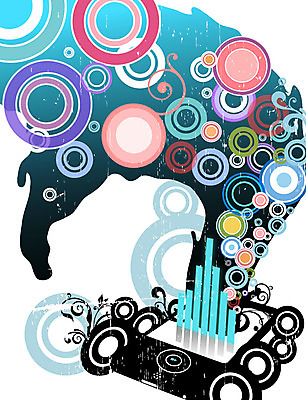 줄기 음향기기 백그라운드 일러스트 디지털백그라운드 그래프 사람없음 그래픽 물 디지털 소리 원형 MP3 막대그래프 국내일러스트 AI파일 자연요소 도형 식물 전자제품 파일형식 벡터