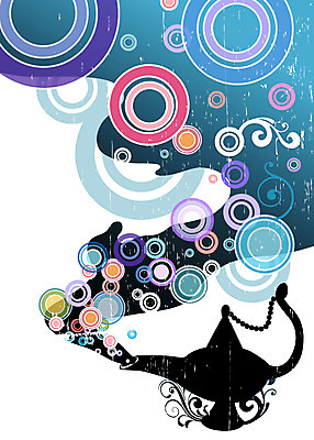 줄기 백그라운드 일러스트 디지털백그라운드 주전자 사람없음 그래픽 물 디지털 램프 원형 요술램프 국내일러스트 AI파일 자연요소 도형 식물 주방용품 조명 파일형식 벡터