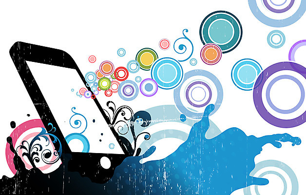 줄기 백그라운드 일러스트 디지털백그라운드 모바일 무선통신 사람없음 그래픽 물 스마트폰 핸드폰 디지털 통신기기 원형 전화기 국내일러스트 AI파일 자연요소 도형 식물 통신 전자제품 스마트기기 기계 파일형식 벡터