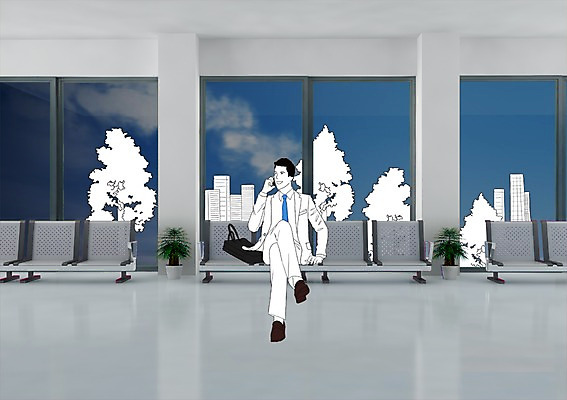 전신 PSD 나무 식물 편집 편집이미지 남자 화분 의자 비즈니스 합성일러스트 한명 미소 웃음 사람 앉기 빌딩 성인 건물 3D 직장인 비즈니스맨 입체 통화 남자만 남자한명만 성인남자만 성인만 편집3D 직업 1 건축물 가구 모션 표정 디지털합성 파일형식