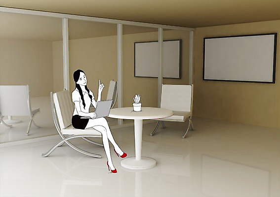 전신 PSD 편집 편집이미지 여자 의자 비즈니스 탁자 합성일러스트 한명 미소 웃음 사람 앉기 손짓 성인 노트북 컴퓨터 3D 검지손가락 직장인 비즈니스우먼 휴게실 입체 여자만 여자한명만 성인여자만 성인만 편집3D 직업 1 가구 손가락 모션 표정 전자제품 디지털합성 파일형식