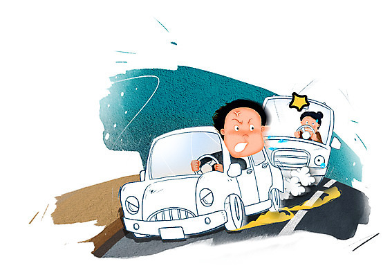 PSD 여자 남자 도로 길 교통수단 교통 일러스트 자동차 경고 안전 사람 앉기 성인 두명 운전 운전사 보호 사회이슈 예방 싸움 생활안전 안전수칙 교통안전 욕 욕설 성인만 국내일러스트 직업 육상교통 컨셉 교통시설 모션 파일형식