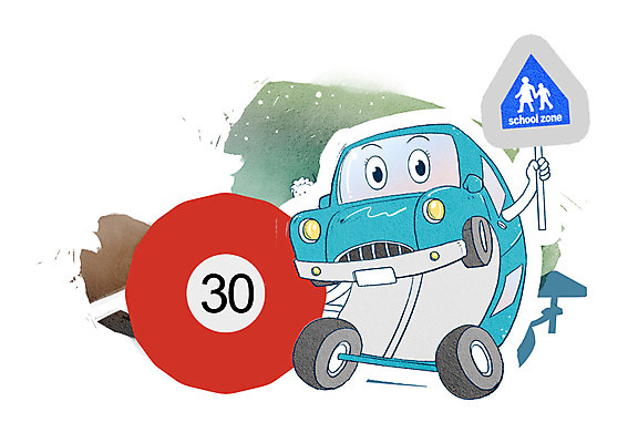 PSD 교통수단 교통 일러스트 자동차 경고 안전 사람없음 표지판 보호 사회이슈 예방 도로표지판 생활안전 안전수칙 교통안전 교통표지 속도제한 어린이보호 어린이보호구역 국내일러스트 도로 육상교통 컨셉 알림판 금지 보호구역 파일형식