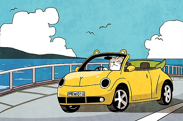 PSD 동물 캐릭터 도로 길 교통수단 동물캐릭터 교통 일러스트 포유류 상상 자동차 갈매기 조류 애니멀프린트 상상일러스트 사람없음 강 판타지 고양이 드라이브 운전 일러캐릭터 육상교통 교통시설 모션 반려동물 파일형식