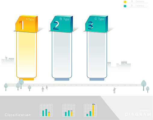 나무 식물 길 일러스트 통계 수치 그래프 거리 사람없음 자료 인포그래픽 피규어 막대기 표 막대그래프 입체 파일 폴더 서류판 국내일러스트 AI파일 사무용품 미니어처 파일형식 벡터