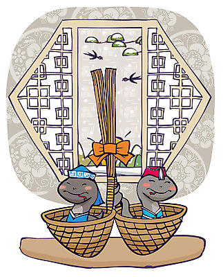 나무 식물 동물 캐릭터 동물캐릭터 일러스트 파충류 조류 전통캐릭터 새해 산 전통소품 요리 사람없음 장식 문 십이지신 뱀띠 뱀 전통의상 한복 신년캐릭터 공예품 뱀캐릭터 민속공예 계사년 2013년 복조리 짚풀공예 장지문 일러캐릭터 AI파일 한국전통 전통 공예 연도 오브젝트 파일형식 벡터