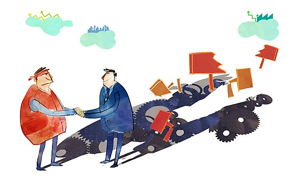 전신 PSD 구름 남자 일러스트 비즈니스 협력 노동자 악수 함께함 희망프로젝트 서기 사람 성인 두명 손잡기 희망 도움 직장인 비즈니스맨 바퀴 목표 계획 동료 톱니바퀴 경영자 화합 노사화합 노사관계 노사협력 남자만 성인남자만 성인만 국내일러스트 자연요소 직업 감정 컨셉 관계 모션 손짓 리더 파일형식