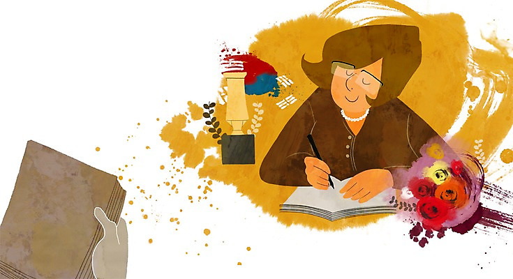 PSD 식물 여자 꽃 꽃다발 일러스트 한국 한명 사람 앉기 상반신 성인 책 파이팅 공책 희망 자신감 국기 목표 태극기 작가 소설가 열정 여자만 여자한명만 성인여자만 성인만 국내일러스트 직업 1 감정 아시아 컨셉 모션 문구용품 파일형식