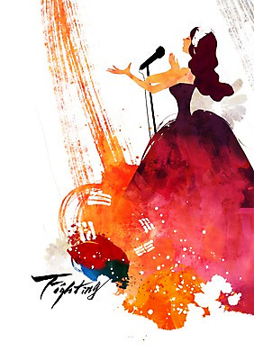 전신 PSD 여자 일러스트 한국 한명 서기 사람 성인 파이팅 희망 가수 자신감 국기 목표 태극기 마이크 성악가 열정 성악 여자만 여자한명만 성인여자만 성인만 국내일러스트 1 감정 아시아 음향기기 컨셉 노래 모션 음악가 파일형식