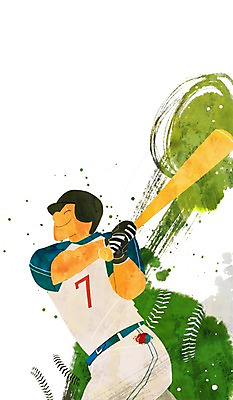 PSD 남자 스포츠 일러스트 운동선수 한국 한명 서기 사람 성인 운동 파이팅 희망 야구 야구방망이 방망이 야구선수 자신감 목표 열정 국가대표 남자만 남자한명만 성인남자만 성인만 국내일러스트 1 감정 아시아 컨셉 모션 건강 구기 야구용품 파일형식