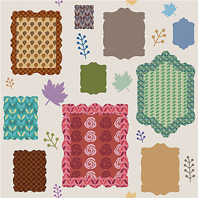 모양 식물 문양 디자인 배너 액자 백그라운드 잎 무늬 패턴 일러스트 벽지 나뭇잎 안내 프레임 틀 사람없음 패턴백그라운드 알림 국내일러스트 AI파일 파일형식 벡터