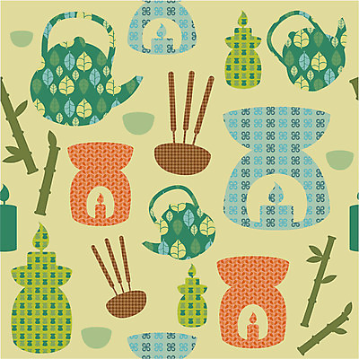 모양 나무 식물 문양 디자인 백그라운드 무늬 패턴 일러스트 초 촛불 벽지 주전자 사람없음 패턴백그라운드 대나무 아로마 향초 국내일러스트 AI파일 주방용품 파일형식 벡터