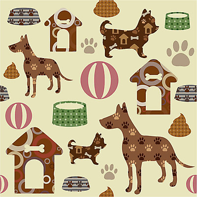 모양 동물 문양 디자인 반려견 백그라운드 무늬 패턴 일러스트 공 포유류 벽지 사람없음 반려동물 패턴백그라운드 개 강아지 발자국 개집 밥그릇 개발자국 개밥그릇 국내일러스트 AI파일 그릇 자국 애견용품 파일형식 벡터