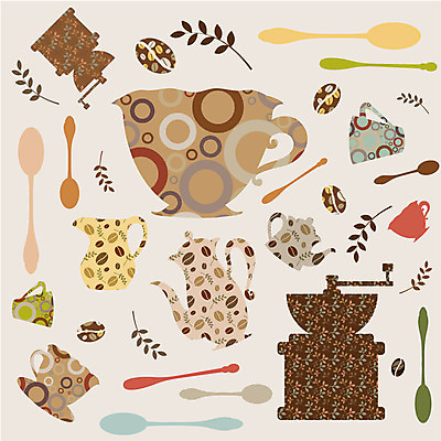 모양 식물 문양 디자인 커피 백그라운드 잎 무늬 패턴 일러스트 재료 벽지 주전자 나뭇잎 잔 콩 수저 사람없음 컵 숟가락 원두 패턴백그라운드 차 커피잔 커피메이커 원료 국내일러스트 AI파일 식기 음료 주방용품 곡류 커피용품 파일형식 벡터