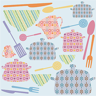 모양 문양 디자인 백그라운드 포크 무늬 패턴 일러스트 벽지 주전자 주방용품 수저 사람없음 숟가락 패턴백그라운드 칼 냄비 국자 뒤집개 식칼 국내일러스트 AI파일 식기 생활용품 솥 파일형식 벡터