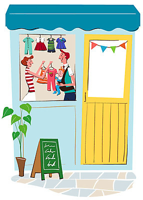 식물 라이프스타일 옷 여자 남자 화분 아들 일러스트 창문 가족 엄마 출입구 미소 웃음 사람 성인 라이프 세명 쇼핑 부모 문 상점 화목 육아 자녀 아기 도움 아빠 옷가게 유아복 육아라이프 국내일러스트 AI파일 컨셉 관계 표정 생활 아기용품 파일형식 벡터