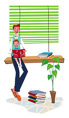 전신 식물 라이프스타일 남자 화분 아들 어린이 일러스트 창문 가족 서기 미소 웃음 사람 소년 성인 두명 라이프 책 부모 독서 화목 육아 자녀 도움 아빠 동화책 육아라이프 남자만 남성육아휴직 육아대디 싱글대디 한부모가족 국내일러스트 AI파일 컨셉 관계 모션 표정 생활 파일형식 벡터 육아휴직