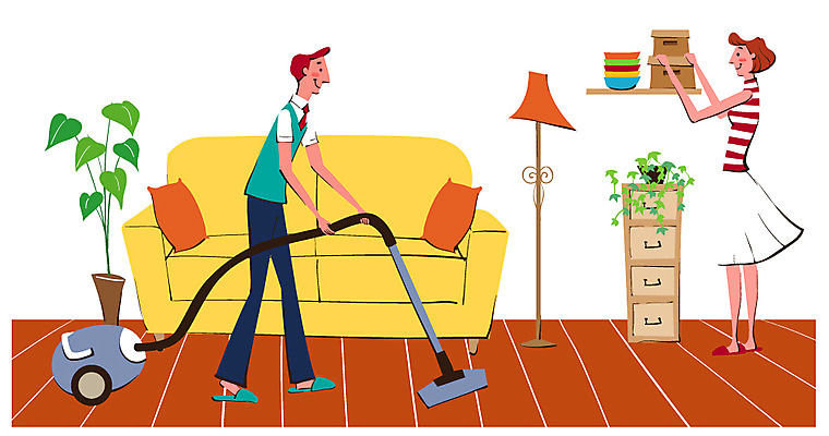 전신 식물 라이프스타일 부부 커플 여자 남자 화분 잎 거실 일러스트 조명 서기 미소 웃음 사람 성인 두명 라이프 소파 화목 육아 스탠드 도움 청소 서랍장 청소기 육아라이프 성인만 국내일러스트 AI파일 가구 컨셉 의자 관계 모션 표정 생활 전자제품 청소도구 파일형식 벡터