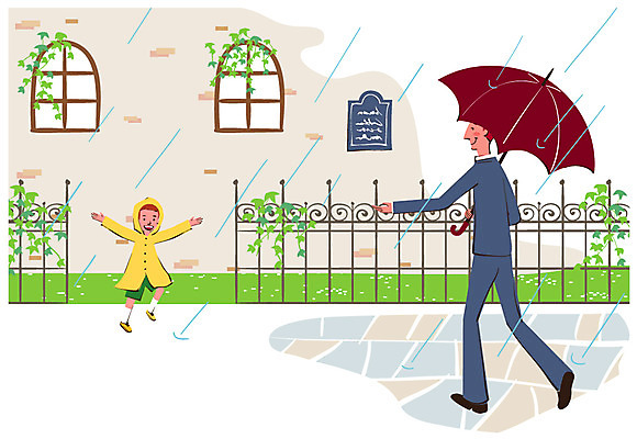 전신 식물 라이프스타일 남자 아들 어린이 잎 일러스트 우산 창문 가족 날씨 서기 미소 웃음 사람 소년 성인 두명 건물 라이프 울타리 부모 화목 유치원 육아 자녀 도움 비 아빠 우비 육아라이프 마중 남자만 육아대디 싱글대디 한부모가족 국내일러스트 AI파일 자연요소 건축물 옷 교육 컨셉 관계 모션 표정 생활 담장 파일형식 벡터