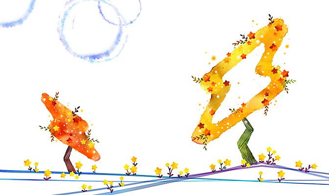 PSD 나무 식물 배너 꽃 별 액자 백그라운드 잎 일러스트 안내 프레임 액자틀 틀 사람없음 번개 알림 번개모양 국내일러스트 자연요소 모양 날씨 파일형식