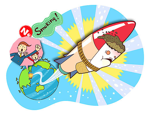 여자 남자 지구 캠페인 일러스트 흡연 담배 건강 사람 성인 두명 건강관리 금지 로켓 위험 발사 금연 기호식품 성인만 국내일러스트 AI파일 음식 컨셉 관리 사회이슈 파일형식 벡터