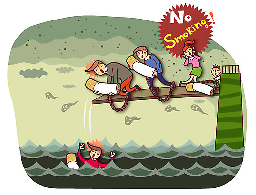 여자 남자 캠페인 일러스트 흡연 담배 건강 사람 여러명 성인 물 건강관리 금지 위험 쇠사슬 다이빙 금연 기호식품 다이빙대 성인만 국내일러스트 AI파일 자연요소 음식 다수 컨셉 관리 수영 사회이슈 수중스포츠 파일형식 벡터