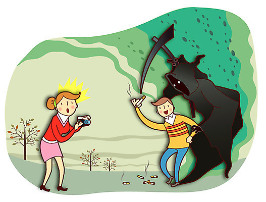 나무 식물 여자 남자 캠페인 일러스트 흡연 담배 건강 사람 성인 두명 카메라 건강관리 사진촬영 금지 위험 금연 기호식품 기념촬영 기념사진 사신 성인만 국내일러스트 AI파일 음식 컨셉 관리 전자제품 촬영 사회이슈 파일형식 벡터