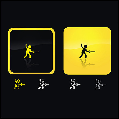 아이콘 문자 기호 스포츠 상징 버튼 사람없음 그래픽 픽토그램 운동 칼 심볼 픽토그램아이콘 그림 펜싱 펜싱검 2D아이콘 AI파일 건강 펜싱용품 파일형식 벡터