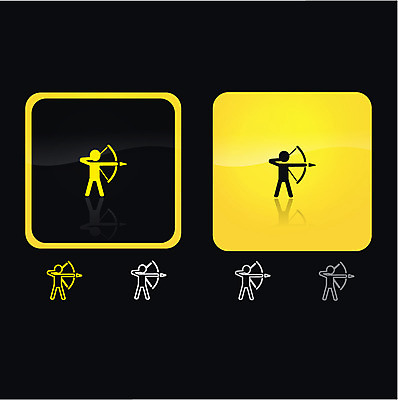 아이콘 문자 기호 스포츠 상징 버튼 사람없음 그래픽 픽토그램 운동 심볼 픽토그램아이콘 활 그림 양궁 활쏘기 2D아이콘 AI파일 모션 건강 파일형식 벡터