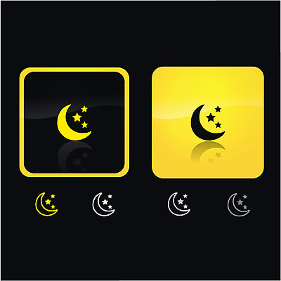아이콘 문자 기호 별 상징 자연현상 자연 버튼 사람없음 그래픽 픽토그램 달 저녁 초승달 심볼 픽토그램아이콘 그림 2D아이콘 AI파일 자연요소 야간 생태계 파일형식 벡터