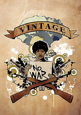 PSD 식물 배너 남자 리본 무기 어린이 백그라운드 잎 일러스트 안내 프레임 틀 한명 서기 사람 소년 상반신 장식 평화 총 빈티지 알림 전쟁 빈티지배경 장총 소총 남자만 남자한명만 어린이만 소년만 소년한명만 국내일러스트 1 컨셉 모션 파일형식