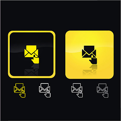 아이콘 문자 기호 상징 손가락 버튼 편지봉투 사람없음 그래픽 픽토그램 이메일 편지 심볼 픽토그램아이콘 확인 그림 클릭 전송 2D아이콘 AI파일 손 봉투 파일형식 벡터