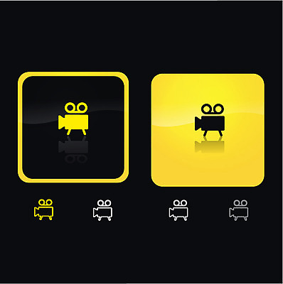 아이콘 문자 기호 상징 버튼 사람없음 그래픽 픽토그램 카메라 촬영 심볼 픽토그램아이콘 그림 영상 비디오 2D아이콘 AI파일 전자제품 파일형식 벡터