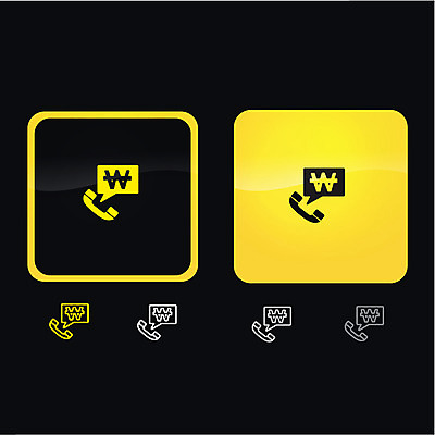 아이콘 문자 기호 상징 돈 버튼 사람없음 그래픽 금융 경제 픽토그램 원화 화폐기호 심볼 픽토그램아이콘 수화기 그림 통화 뱅킹 텔레뱅킹 2D아이콘 AI파일 모션 재산 전화기 화폐 파일형식 벡터