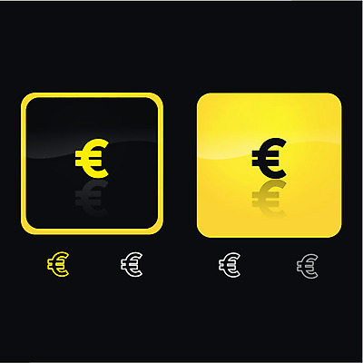 아이콘 문자 기호 상징 버튼 사람없음 그래픽 금융 경제 픽토그램 유로 화폐기호 심볼 픽토그램아이콘 그림 2D아이콘 AI파일 돈 화폐 파일형식 벡터