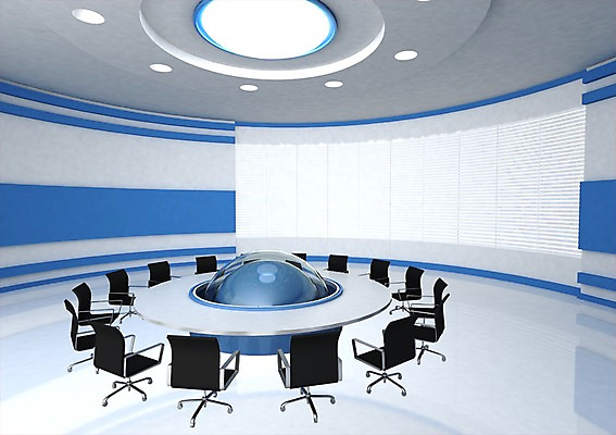 PSD 가구 의자 회사 비즈니스 창문 탁자 회의 조명 실내 사람없음 그래픽 인테리어 사무실 3D소스 3D 블라인드 토론 입체 회의실 미팅룸 원형탁자 컨퍼런스 디자인 생활용품 내부 커튼 디지털합성 파일형식