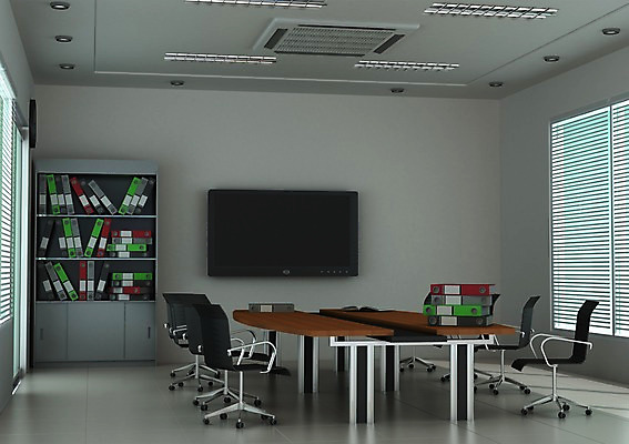 PSD 가구 의자 회사 비즈니스 창문 탁자 회의 책장 실내 사람없음 그래픽 인테리어 사무실 3D소스 3D 텔레비전 블라인드 토론 입체 회의실 문서 파일 미팅룸 컨퍼런스 디자인 생활용품 내부 전자제품 커튼 디지털합성 파일형식