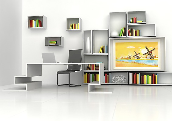 PSD 가구 액자 의자 회사 비즈니스 책장 선반 실내 사람없음 그래픽 장식 책 노트북 인테리어 사무실 3D소스 3D 서재 책상 입체 데스크테리어 디자인 생활용품 내부 전자제품 디지털합성 신조어 파일형식