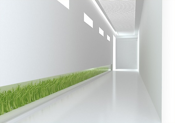 PSD 식물 실내 사람없음 그래픽 인테리어 3D소스 3D 원근감 복도 입체 통로 조경 화단 디자인 뷰포인트 내부 디지털합성 파일형식